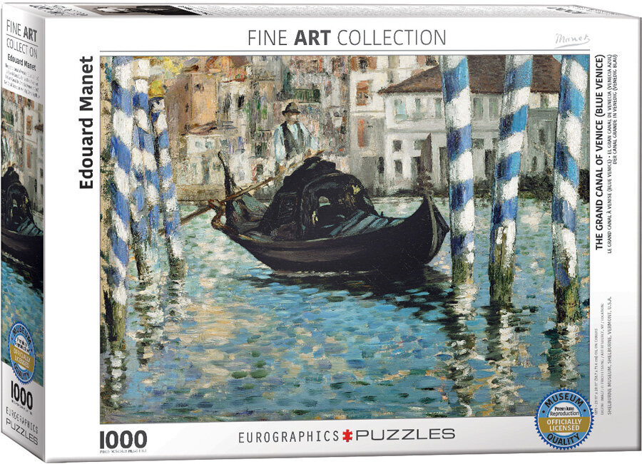 Palapeli Eurographics, 6000-0828, The Grand Canal of Venice, 1000 kpl hinta ja tiedot | Palapelit | hobbyhall.fi