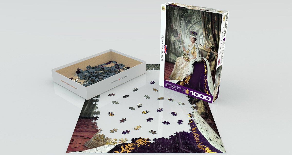 Palapeli Eurographics, 6000-0919, Queen Elizabeth II, 1000 kpl hinta ja tiedot | Palapelit | hobbyhall.fi