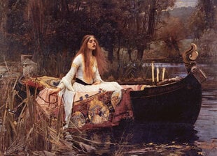 Palapeli Eurographics, 6000-1133, The Lady of Shalott, 1000 kpl hinta ja tiedot | Palapelit | hobbyhall.fi