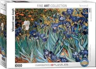 Palapeli Eurographics, 6000-4364, Irises, 1000 kpl hinta ja tiedot | Palapelit | hobbyhall.fi