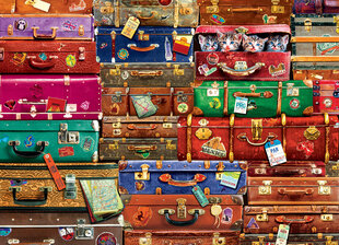 Palapeli Eurographics, 6000-5468, Travel Suitcases, 1000 kpl hinta ja tiedot | Palapelit | hobbyhall.fi