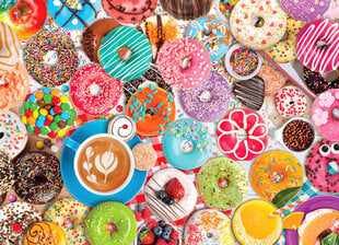 Palapeli Eurographics, 6000-5602, Donut Party, 1000 kpl hinta ja tiedot | Palapelit | hobbyhall.fi