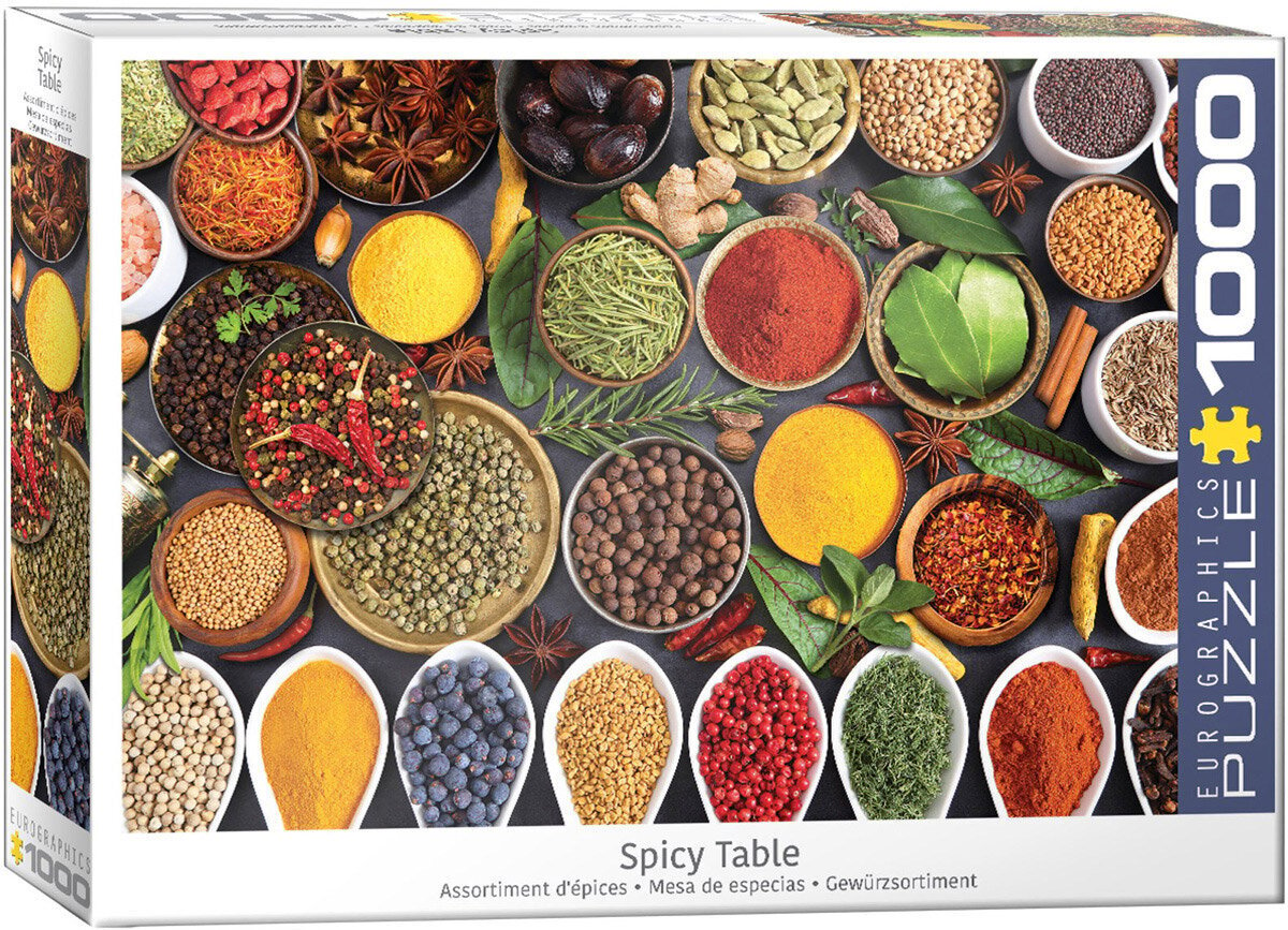 Palapeli Eurographics, 6000-5624, Spicy Table, 1000 kpl hinta ja tiedot | Palapelit | hobbyhall.fi