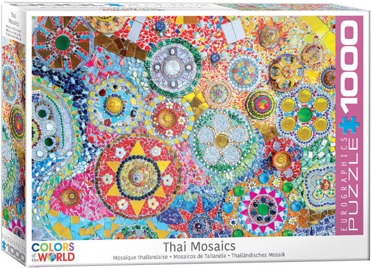 Palapeli Eurographics, 6000-5637, Thai Mosaic, 1000 kpl hinta ja tiedot | Palapelit | hobbyhall.fi