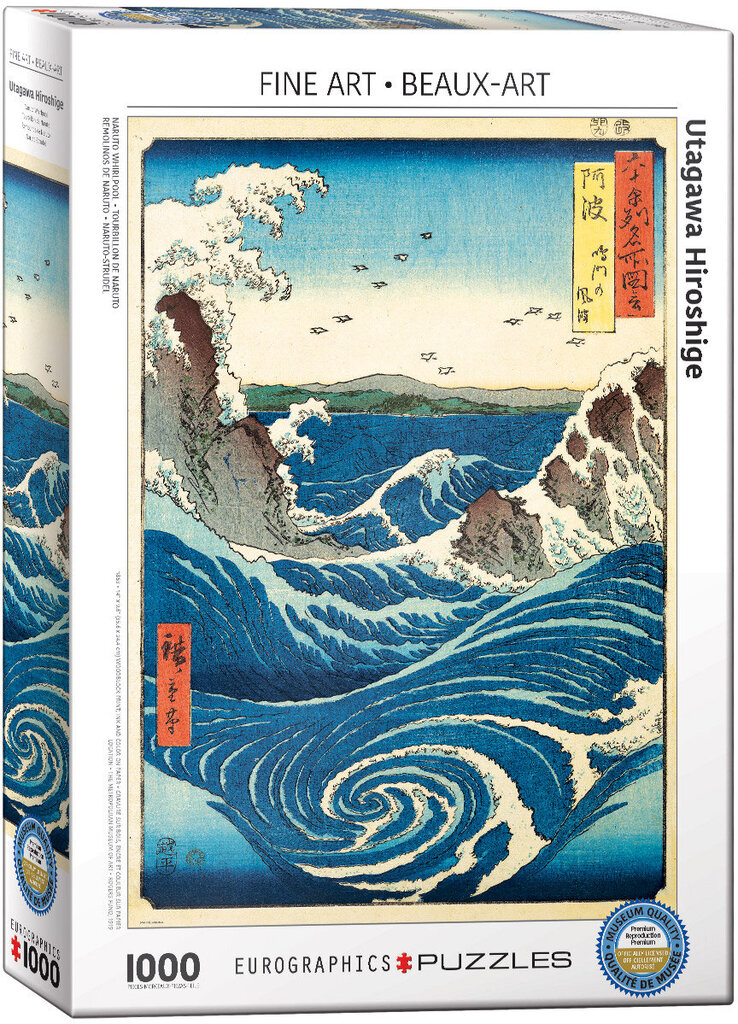 Palapeli Eurographics, 6000-5767, Naruto Whirlpool, 1000 kpl hinta ja tiedot | Palapelit | hobbyhall.fi