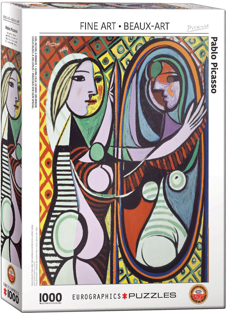 Palapeli Eurographics, 6000-5853, Girl before a Mirror, 1000 kpl hinta ja tiedot | Palapelit | hobbyhall.fi