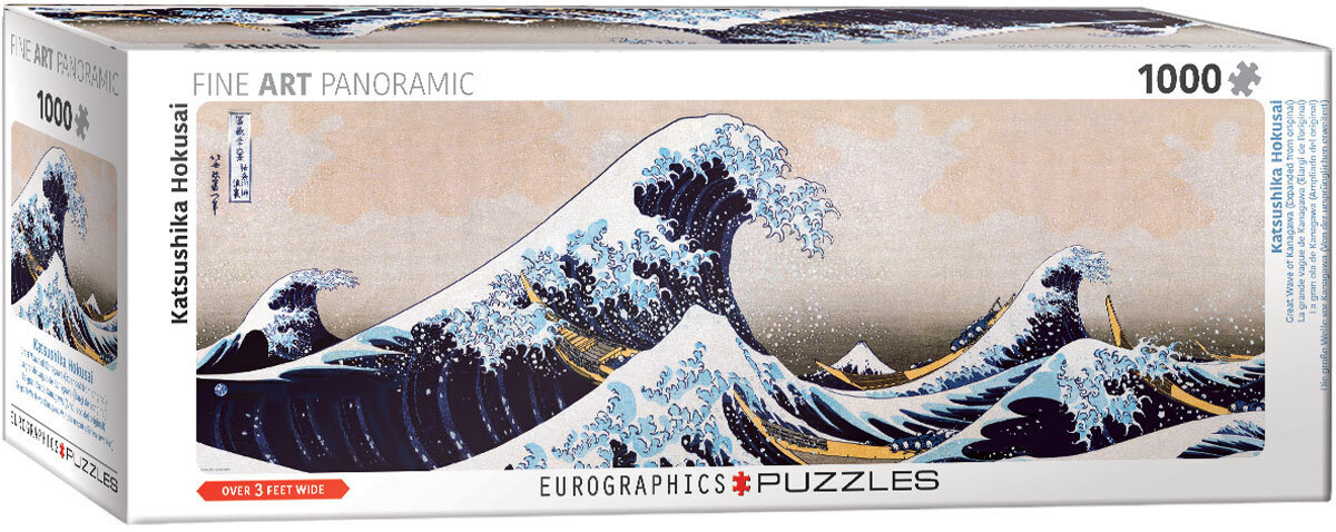 Palapeli Eurographics, 6010-5487, Great Wave of Kanagawa, 1000 kpl hinta ja tiedot | Palapelit | hobbyhall.fi