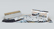 Palapeli Eurographics, 6010-5487, Great Wave of Kanagawa, 1000 kpl hinta ja tiedot | Palapelit | hobbyhall.fi