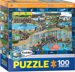 Palapeli Eurographics, 6100-0543, Crazy Aquarium, 100 kpl hinta ja tiedot | Palapelit | hobbyhall.fi