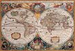 Palapeli Eurographics, 8220-1997, Antique World Map, 2000 kpl hinta ja tiedot | Palapelit | hobbyhall.fi