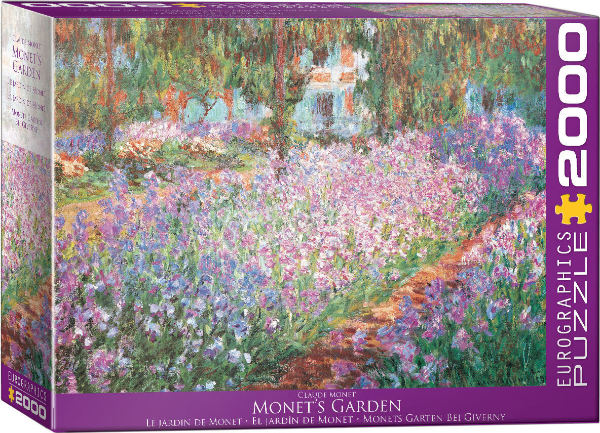 Palapeli Eurographics, 8220-4908, Monet’s Garden by Claude Monet, 2000 kpl hinta ja tiedot | Palapelit | hobbyhall.fi