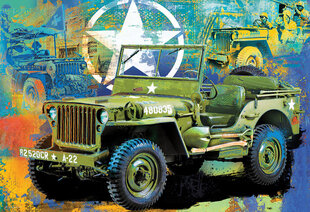 Palapeli Eurographics, 8551-5598, The Jeep, Army Truck, Tin, 550 kpl hinta ja tiedot | Palapelit | hobbyhall.fi