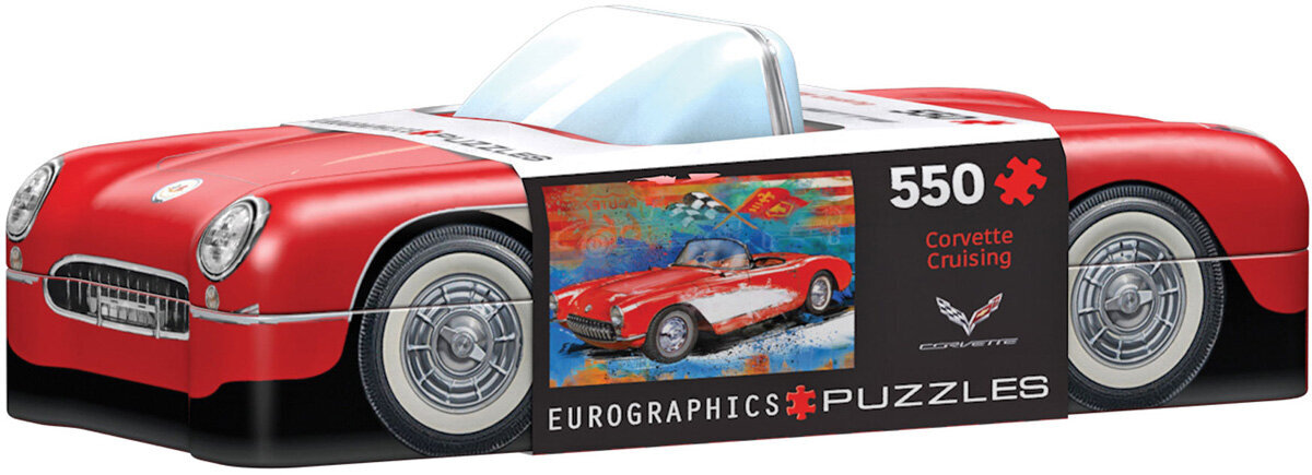 Palapeli Eurographics, 8551-5599, Corvette Cruising, Tin, 550 kpl hinta ja tiedot | Palapelit | hobbyhall.fi
