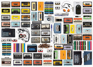 Palapeli Eurographics, 8551-5690, Classic Cassette Player, Tin, 550 kpl hinta ja tiedot | Palapelit | hobbyhall.fi