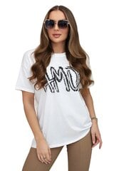 Naisten valkoinen paita Amor 28120-54060-Universaali hinta ja tiedot | Naisten T-paidat | hobbyhall.fi