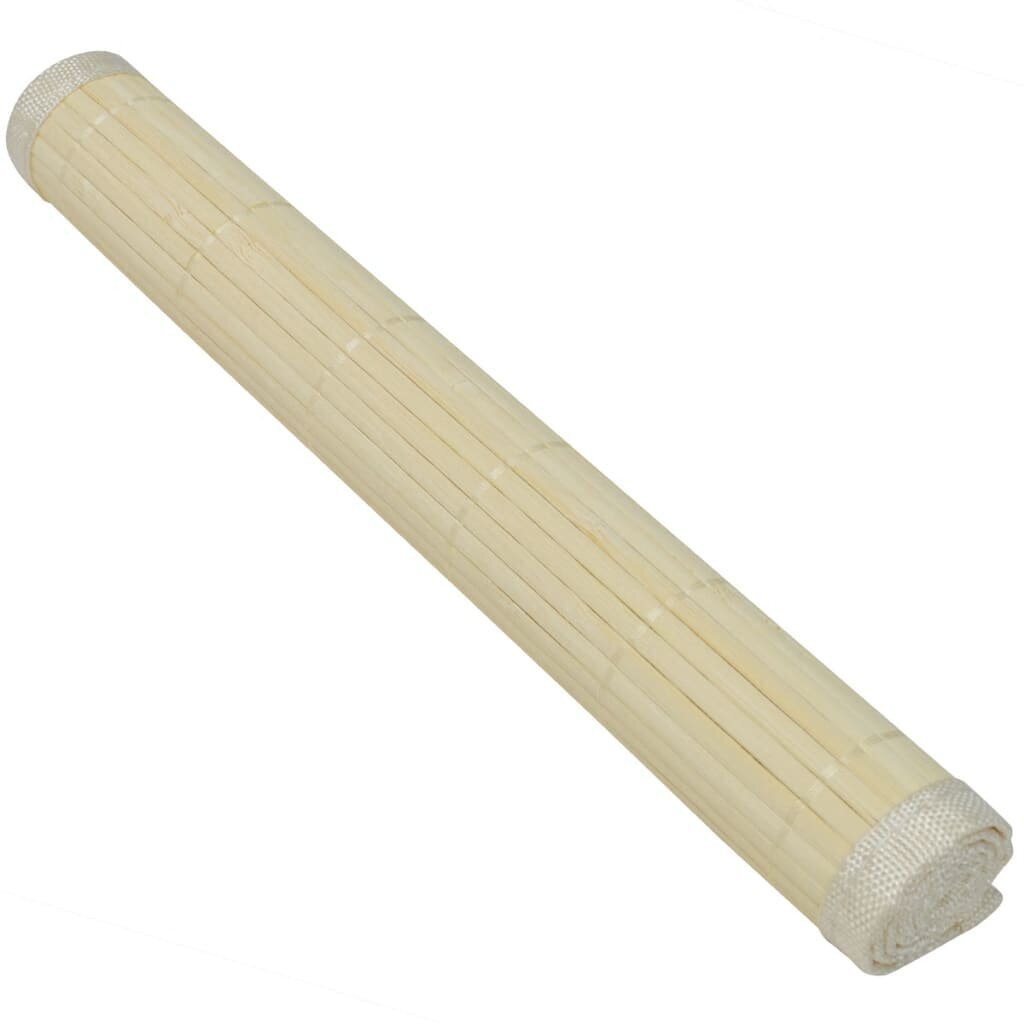 Bambu Tabletti 6 kpl 30 x 45 cm Luonnonväri hinta ja tiedot | Pöytäliinat, tabletit ja lautasliinat | hobbyhall.fi