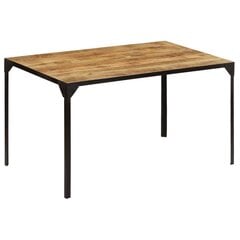 vidaXL Ruokapöytä 140x80x76 cm mangopuu hinta ja tiedot | Ruokapöydät | hobbyhall.fi