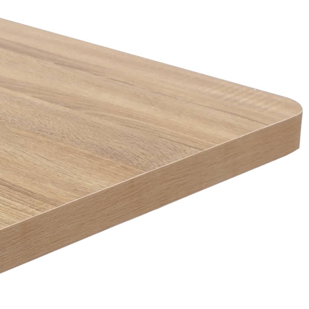 vidaXL Bistropöytä vaaleanruskea 50x50 cm MDF hinta ja tiedot | Ruokapöydät | hobbyhall.fi