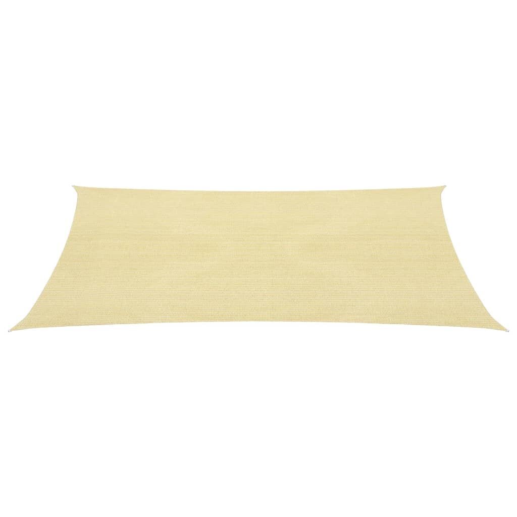 vidaXL Aurinkopurje HDPE neliönmuotoinen 2x2 m beige hinta ja tiedot | Aurinkovarjot ja markiisit | hobbyhall.fi