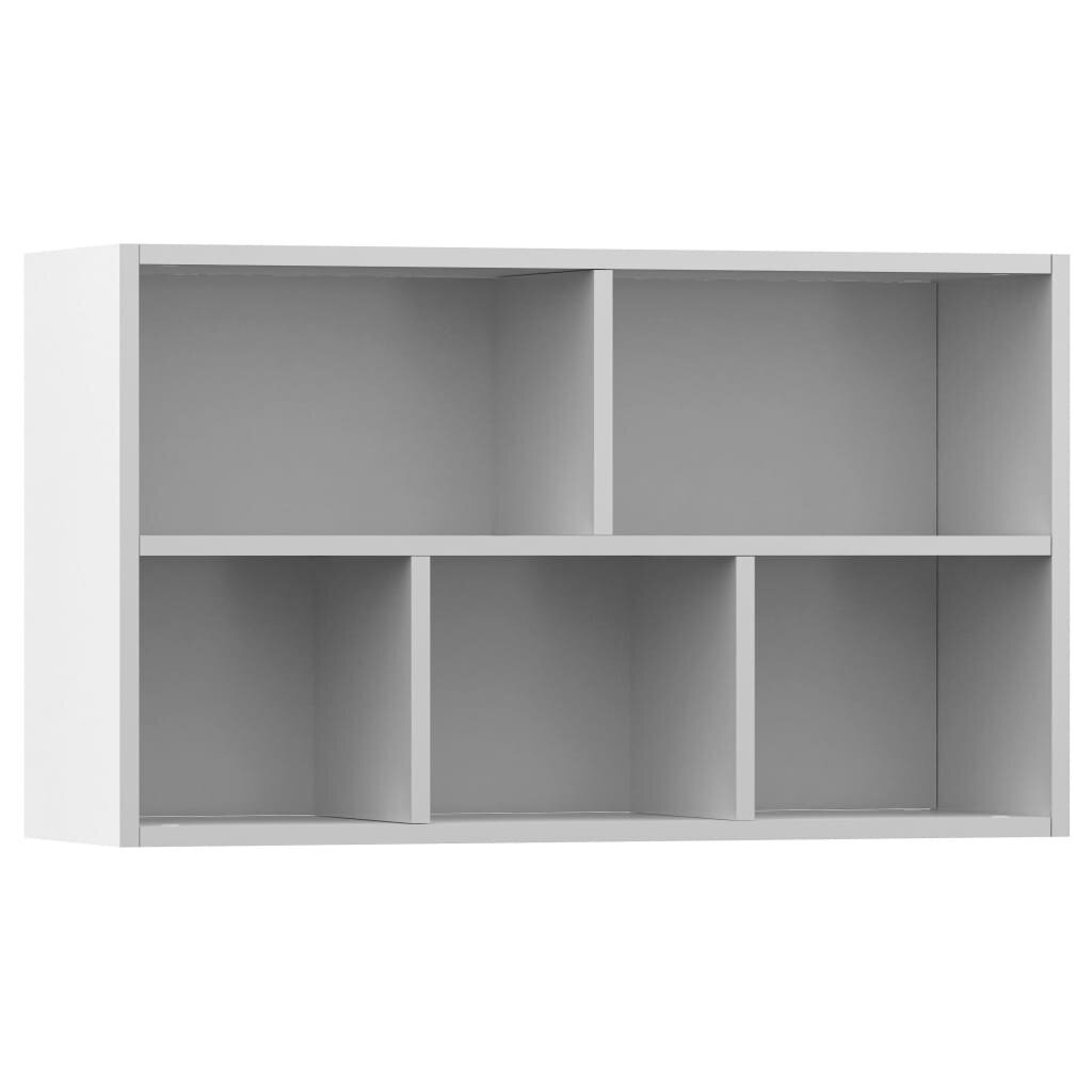 vidaXL Kirjahylly/senkki valkoinen 50x25x80 cm lastulevy hinta ja tiedot | Hyllyt | hobbyhall.fi