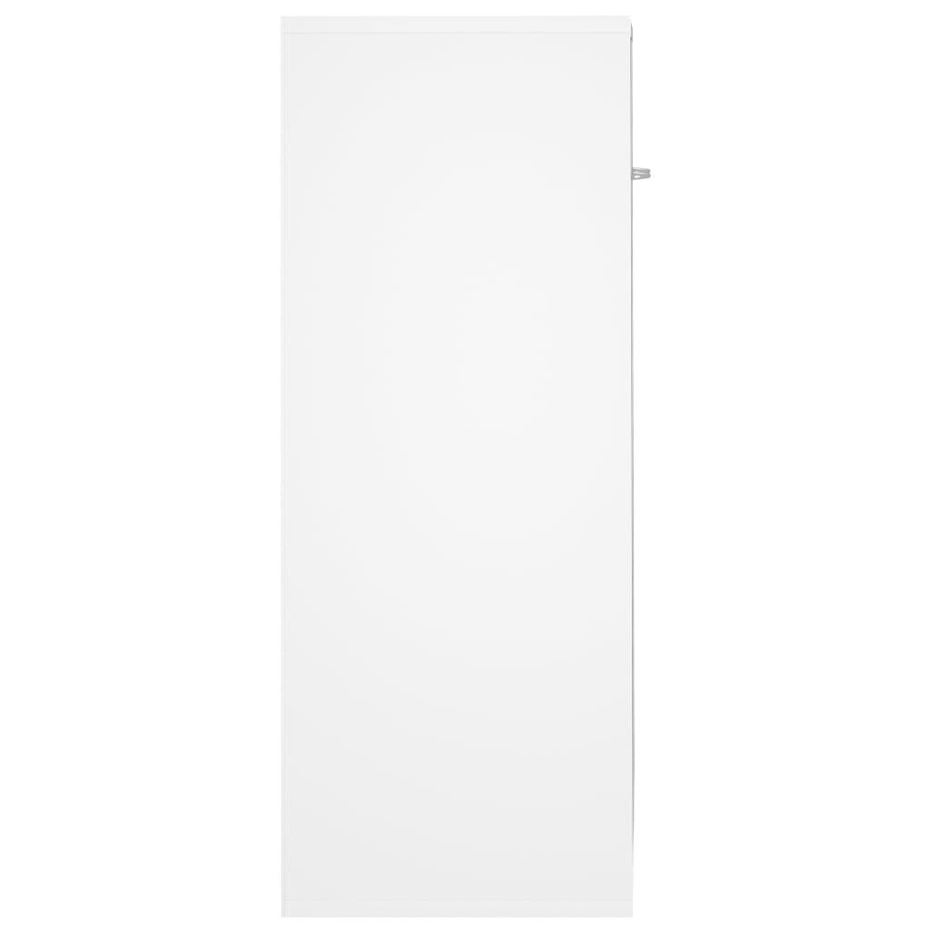 vidaXL Senkki valkoinen 60x30x75 cm lastulevy hinta ja tiedot | Olohuoneen kaapit ja lipastot | hobbyhall.fi