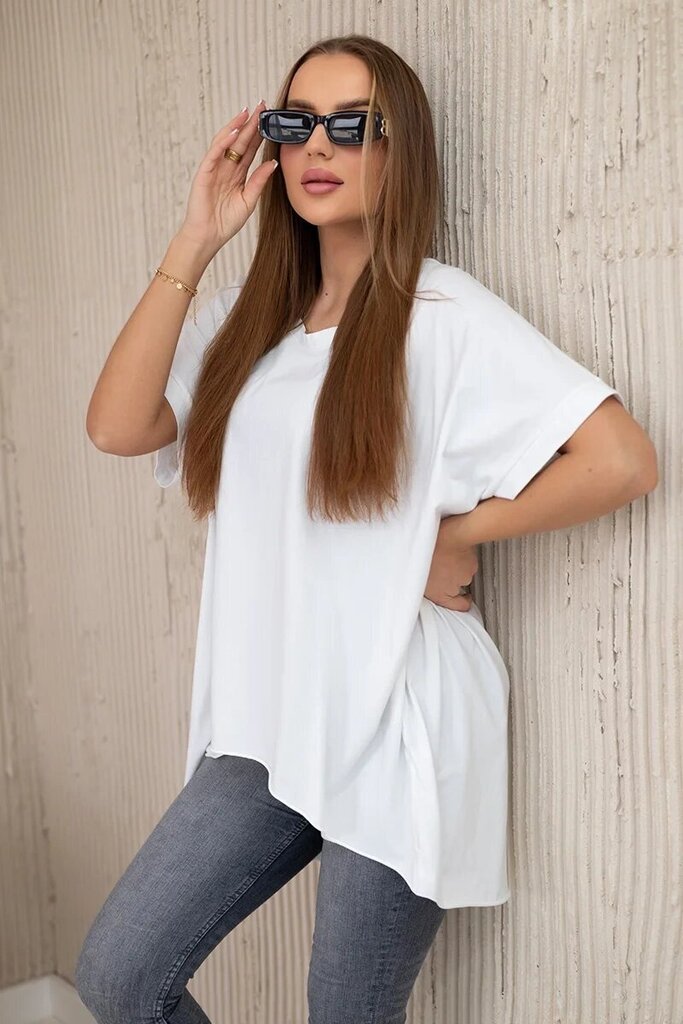 Naisten valkoinen Jumpy-paita 27933-54099-Universaali hinta ja tiedot | Naisten T-paidat | hobbyhall.fi