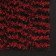 vidaXL Kuramatto suorakulmainen nukkapinta 90x150 cm punainen hinta ja tiedot | Ovimatot | hobbyhall.fi