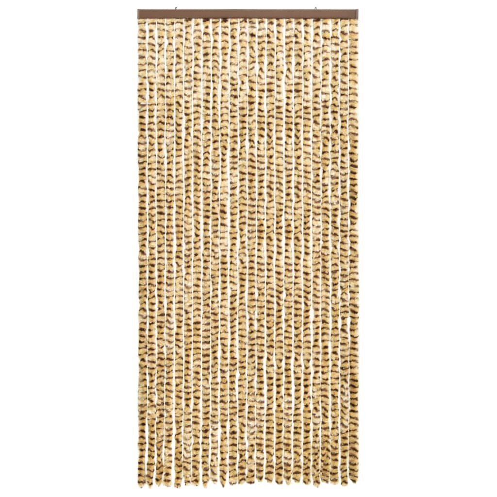 vidaXL Hyönteisverho beige ja ruskea 100x220 cm Chenille hinta ja tiedot | Hyttysverkot | hobbyhall.fi