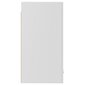 vidaXL Seinäkaappi korkeakiilto valkoinen 29,5x31x60 cm lastulevy hinta ja tiedot | Keittiön kaapit | hobbyhall.fi