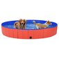 vidaXL Kokoontaitettava koiran uima-allas punainen 200x30 cm PVC hinta ja tiedot | Eläinten hoitotuotteet | hobbyhall.fi