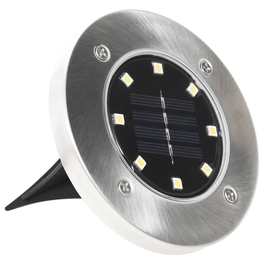 vidaXL Aurinkoenergia maavalaisimet 8 kpl LED RGB värit hinta ja tiedot | Puutarha- ja ulkovalot | hobbyhall.fi