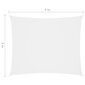vidaXL Aurinkopurje Oxford-kangas suorakaide 3x4 m valkoinen hinta ja tiedot | Aurinkovarjot ja markiisit | hobbyhall.fi
