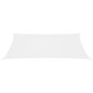 vidaXL Aurinkopurje Oxford-kangas suorakaide 4x7 m valkoinen hinta ja tiedot | Aurinkovarjot ja markiisit | hobbyhall.fi