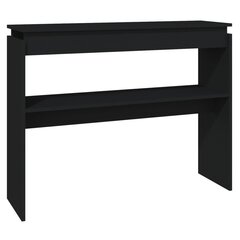 vidaXL Konsolipöytä musta 102x30x80 cm lastulevy hinta ja tiedot | Sohvapöydät | hobbyhall.fi