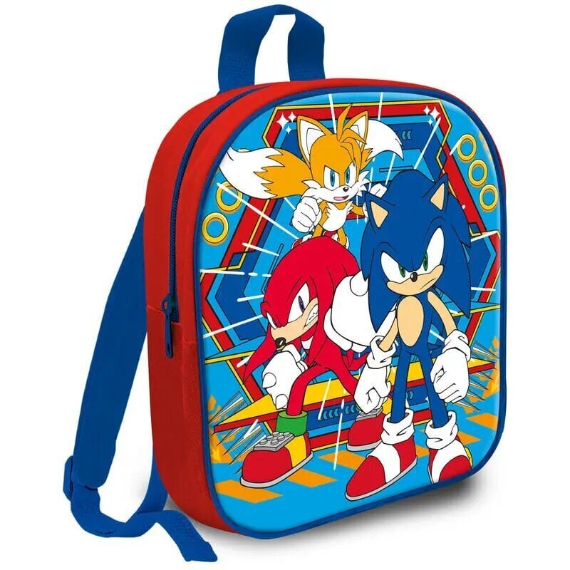 Sonic The Hedgehog reppu 29cm hinta ja tiedot | Koulureput ja -laukut | hobbyhall.fi