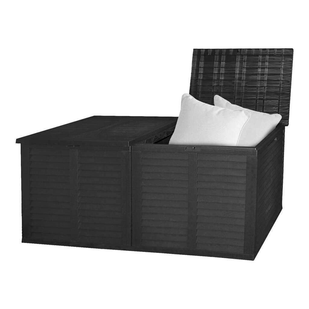 Kompostilaatikko MaxxGarden, 155x66x80cm, 750l, musta hinta ja tiedot | Puutarhapenkit | hobbyhall.fi
