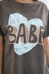 Naisten ruskea sininen T-paita Babe 28117-54055-Universaali hinta ja tiedot | Naisten T-paidat | hobbyhall.fi