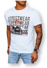 Miesten valkoinen T-paita Streetwear RX5070-53495-XL hinta ja tiedot | Miesten T-paidat | hobbyhall.fi
