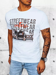 Miesten valkoinen T-paita Streetwear RX5070-53495-XL hinta ja tiedot | Miesten T-paidat | hobbyhall.fi