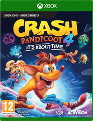 Crash Bandicoot 4: It’s About Time Xbox One/ Xbox series X hinta ja tiedot | Tietokone- ja konsolipelit | hobbyhall.fi