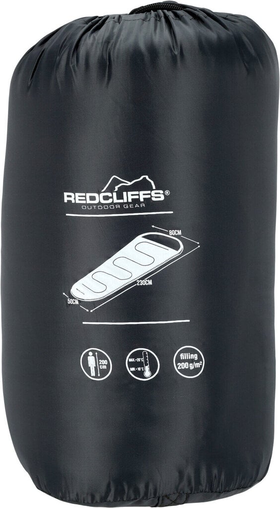 Makuupussi Redcliffs 200g, 230 x 80 cm, vaaleansininen hinta ja tiedot | Makuupussit | hobbyhall.fi