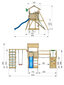 Lasten leikkipaikka Jungle Gym Casa Clutter Bridge 1 Climb hinta ja tiedot | Lasten leikkimökit ja -teltat | hobbyhall.fi