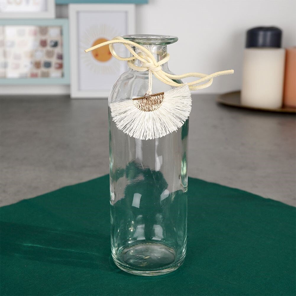 koristeellinen lasinen kukkamaljakko, 16 cm hinta ja tiedot | Maljakot | hobbyhall.fi
