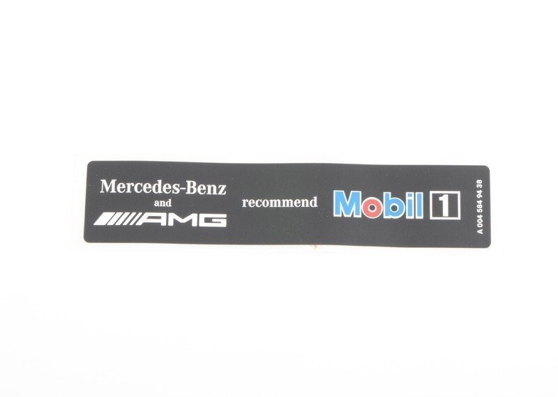 Mercedes AMG Logo Mobil1 öljytarra tarra tarra aito A0045849438 hinta ja tiedot | Lisätarvikkeet autoiluun | hobbyhall.fi