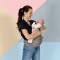 Vauvan kantokoppa valjailla, Ecotoys, 15 kg, ruskea hinta ja tiedot | Kantoreput | hobbyhall.fi