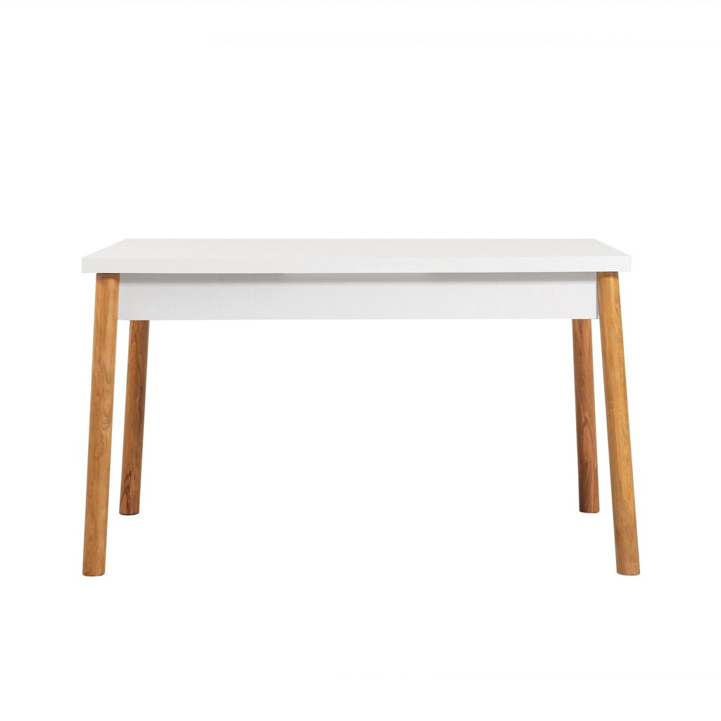 Ruokapöytä Asir, 120x77x75cm, valkoinen hinta ja tiedot | Ruokapöydät | hobbyhall.fi