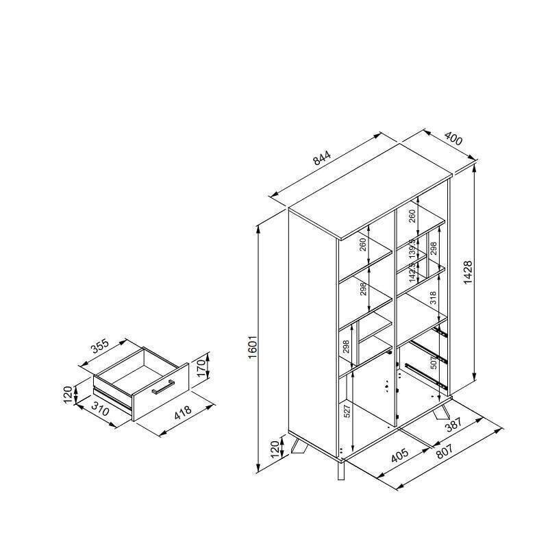 Wellingtonin työntövoima, ruda hinta ja tiedot | Kaapit | hobbyhall.fi