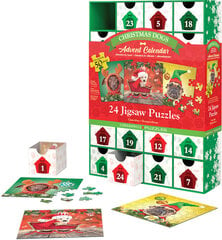 Palapeli Eurographics, 8924-5738, Christmas Dogs, Advent Calendars, 1200 kpl hinta ja tiedot | Palapelit | hobbyhall.fi