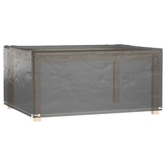 vidaXL Puutarhakalustesuoja 8 purjerengasta 160x120x75 cm suorakaide hinta ja tiedot | Istuintyynyt, pehmusteet ja päälliset | hobbyhall.fi