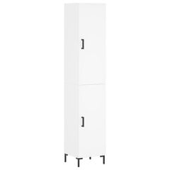 vidaXL Kaappi valkoinen 34,5x34x180 cm tekninen puu hinta ja tiedot | Lipastot | hobbyhall.fi